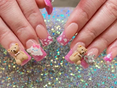 Nail art by Glow Day Spa’s nail specialists